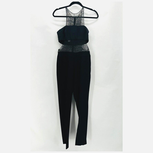 Noam Hanoch Nikka Bandeau Lace Jumpsuit Sz 2 Black Knit ASO Taylor Swift Dance - Picture 13 of 13
